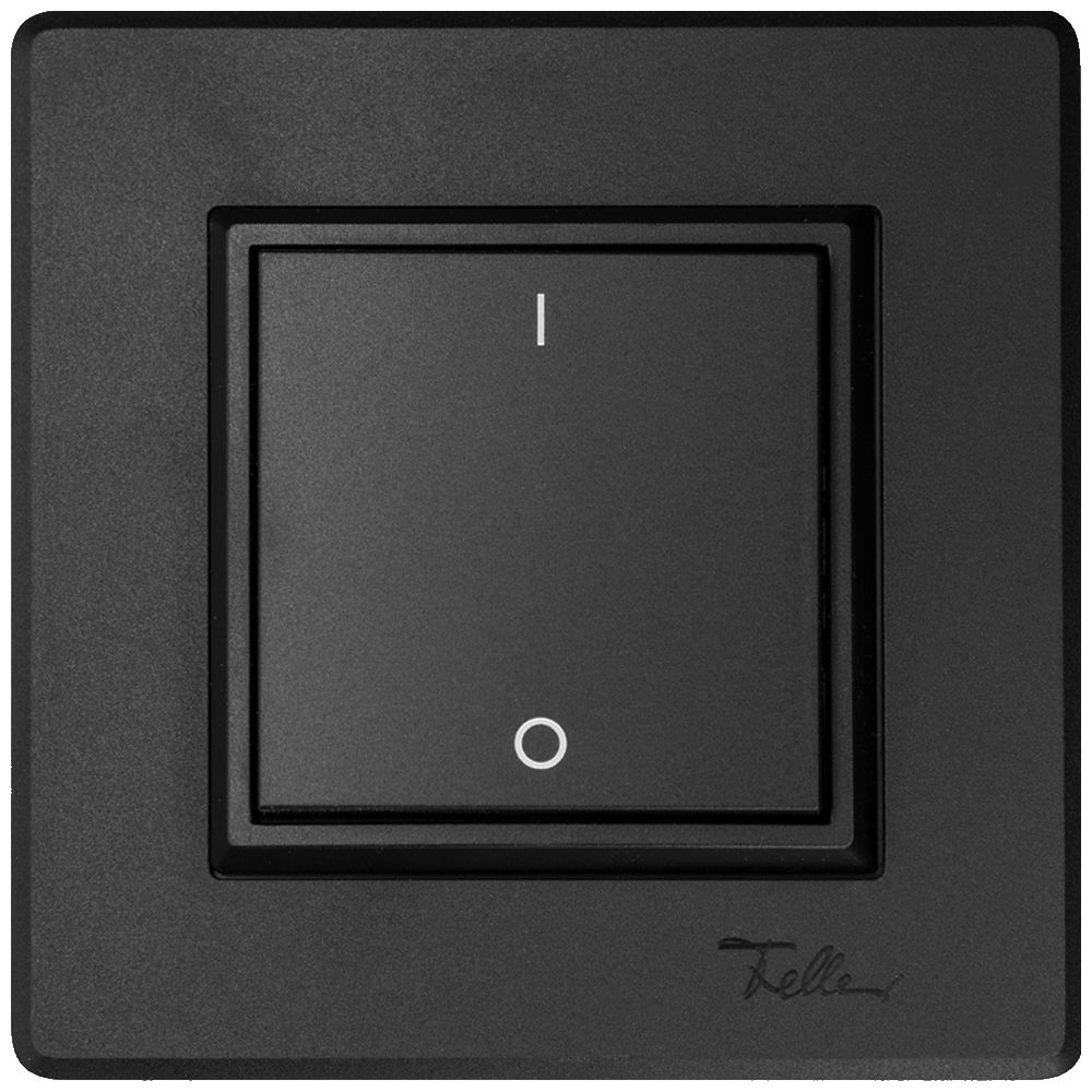 Poussoir RF AP ALADIN EnOcean EDIZIO.liv 2C/1T I/O sans piles noir