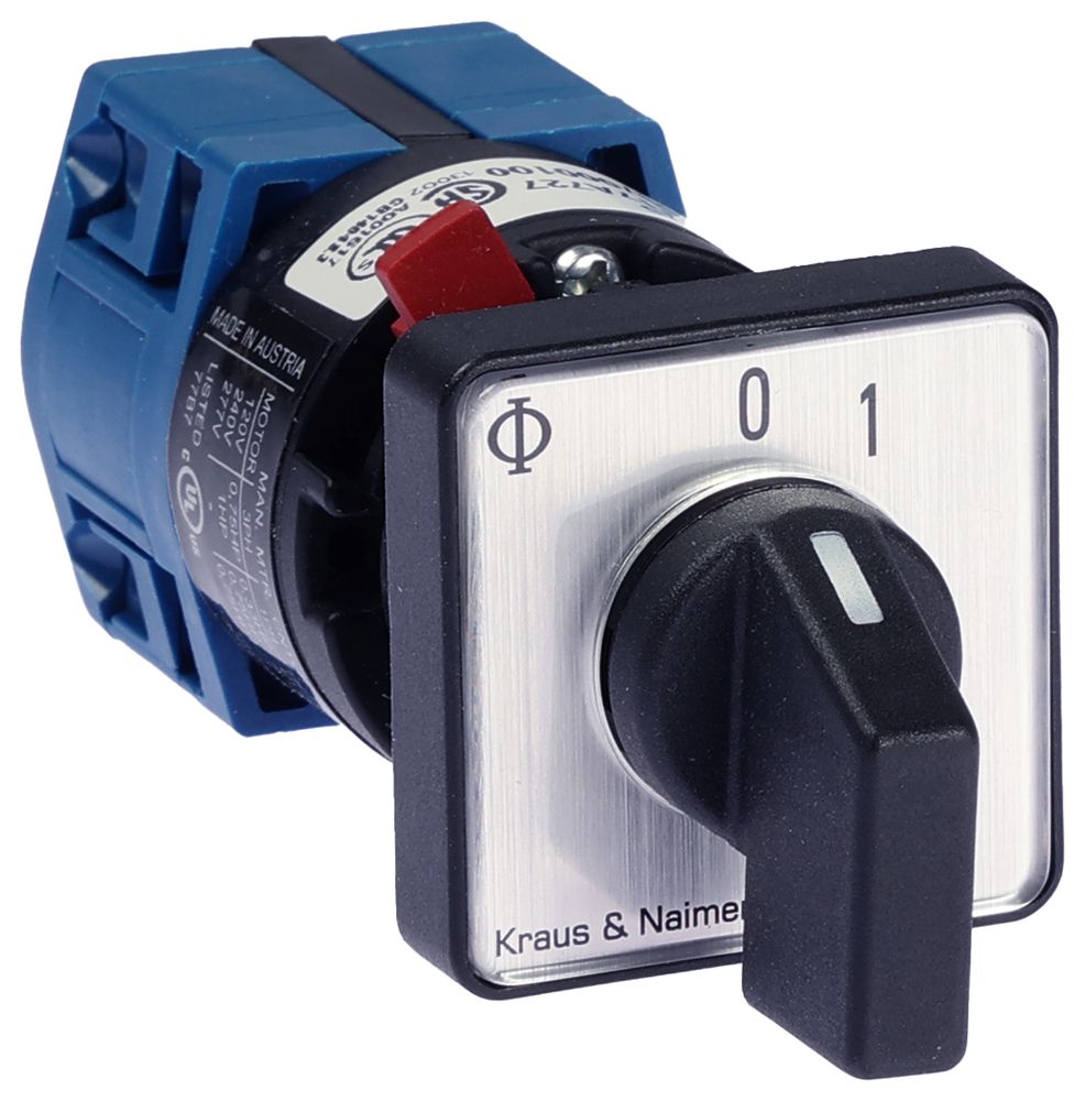 EB-Schwenktaster K&N CG4.A175.FS2, 10A/400V 1L 30×30mm "0-1"