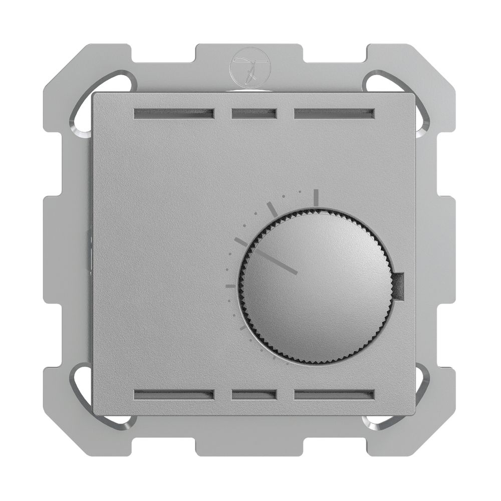 UP-Raumthermostat EDIZIOdue silver ohne Schalter
