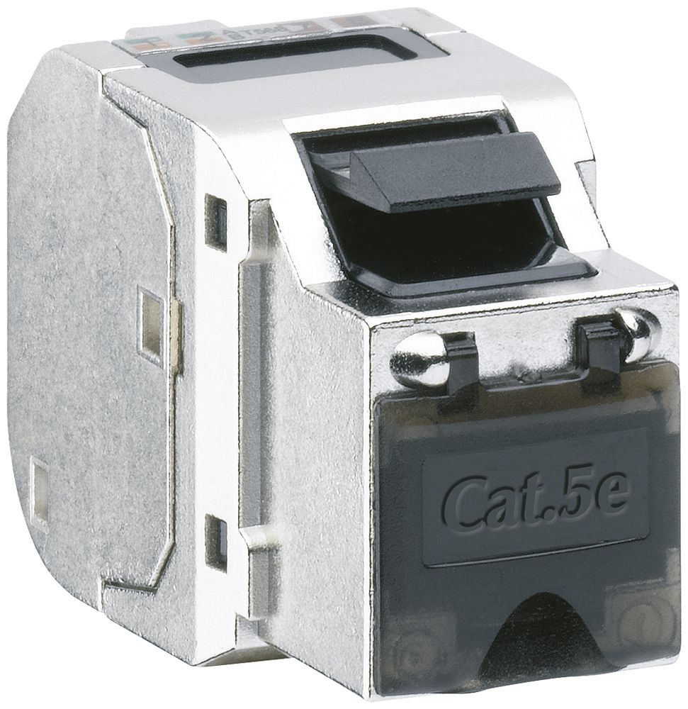Modulo RJ45 Hager HMS cat.5e, STP, Keystone, 100 pezzi