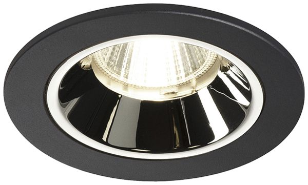 LED-Downlight SLV NUMINOS S 8.6W 750lm 4000K 20° DIM Ø80×52mm sz/Cr