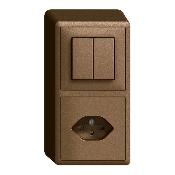 Combinaison AP EDIZIOdue 1/1P+T13 coffee