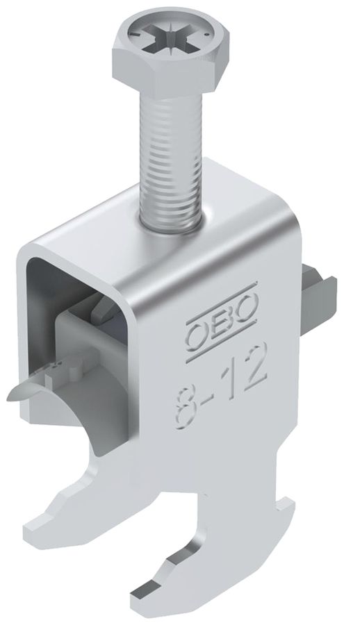 Fixation rapide BET 2056 pied à H matière synthétique 8…12mm 1×câble aluminium