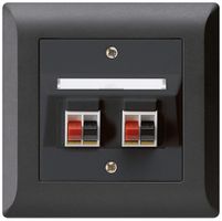 Presa INC audio kallysto.line 2×nero morsetto per 2 altoparlante