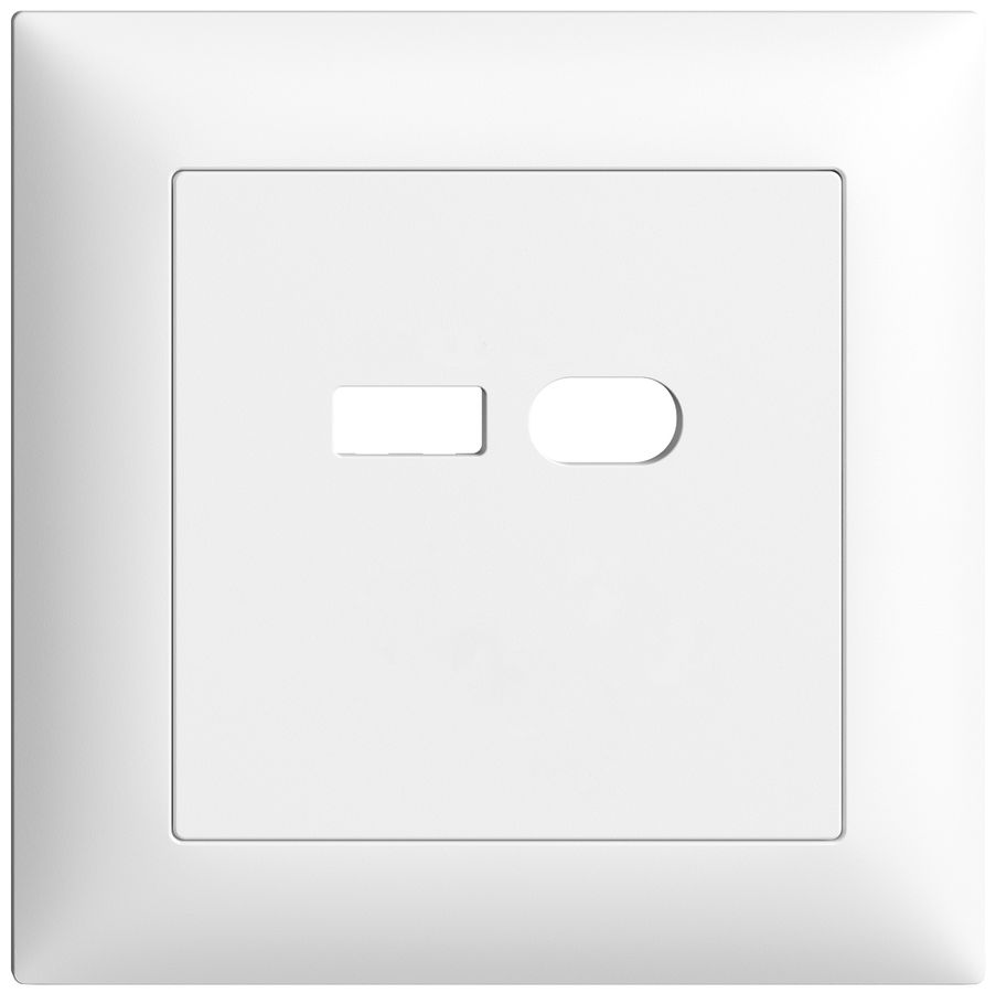 UP-Montageset Feller EDIZIOdue für Steckdose USB 18W Typ A + Typ C weiss