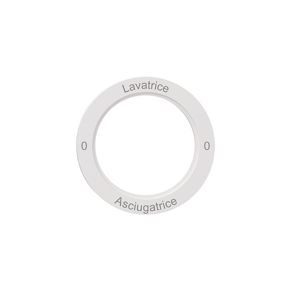 Disque indicateur NEVO, p.interrupteur rotatif, 0-Lavatrice-0-Asciugatrice, bc