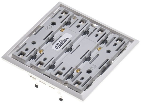 Poussoir Bus insert fonctionnel WAGO 1…8 points, LED RGB, design Edue, bc