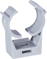 Rohrschelle Clic 25 24.6…27.8 dunkelgrau