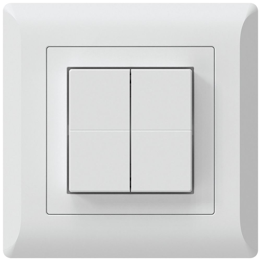 Funktaster Friends of Hue KLI, 4×, 92×92mm, weiss