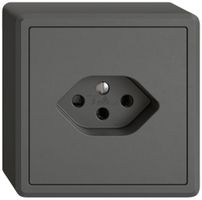 AP-Steckdose EDIZIO.liv SNAPFIX® 1×T13 dgu