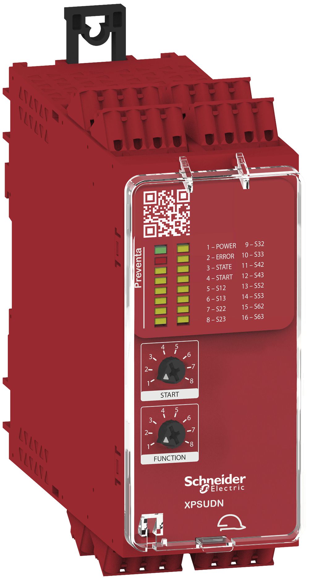 Relais de sécurité SE XPSUDN, 8fonctions/6circuits, 24V 3F/1O/1T PLe res.