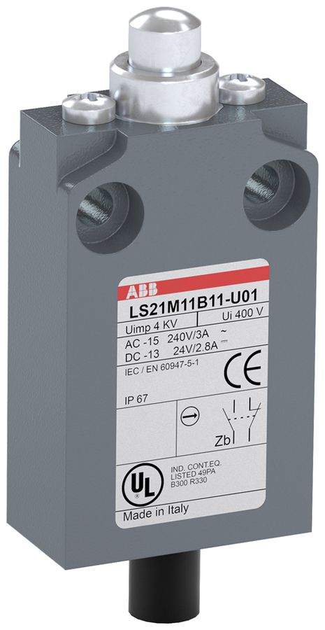 Interrupteur de position ABB LS2 boulon de pression laiton Zamak câble