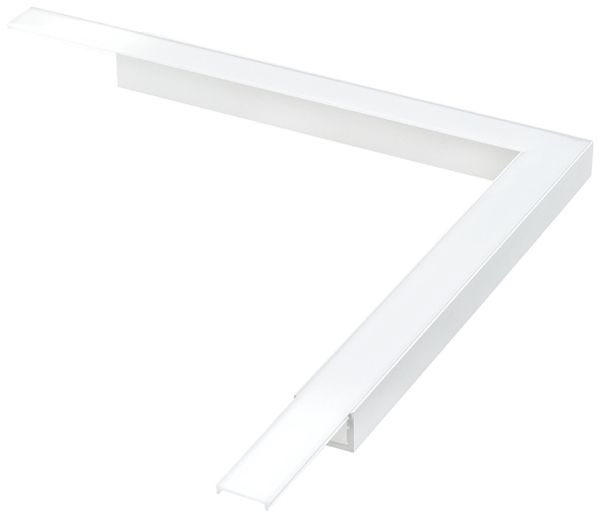 Profilé AP SG StripLine 200×22×16mm aluminium blanc