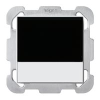 Thermostat d'ambiance ENC kallysto B KNX s/e-link avec touches blanc