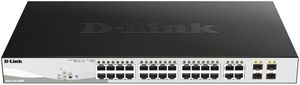 Switch D-Link DGS-1210-28MP/E, 28-port smart managed Layer2/3 Gigabit PoE+