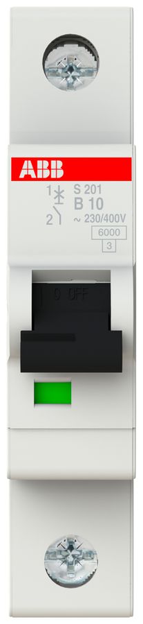 Disjoncteur ABB S201-B10 10A B 6kA