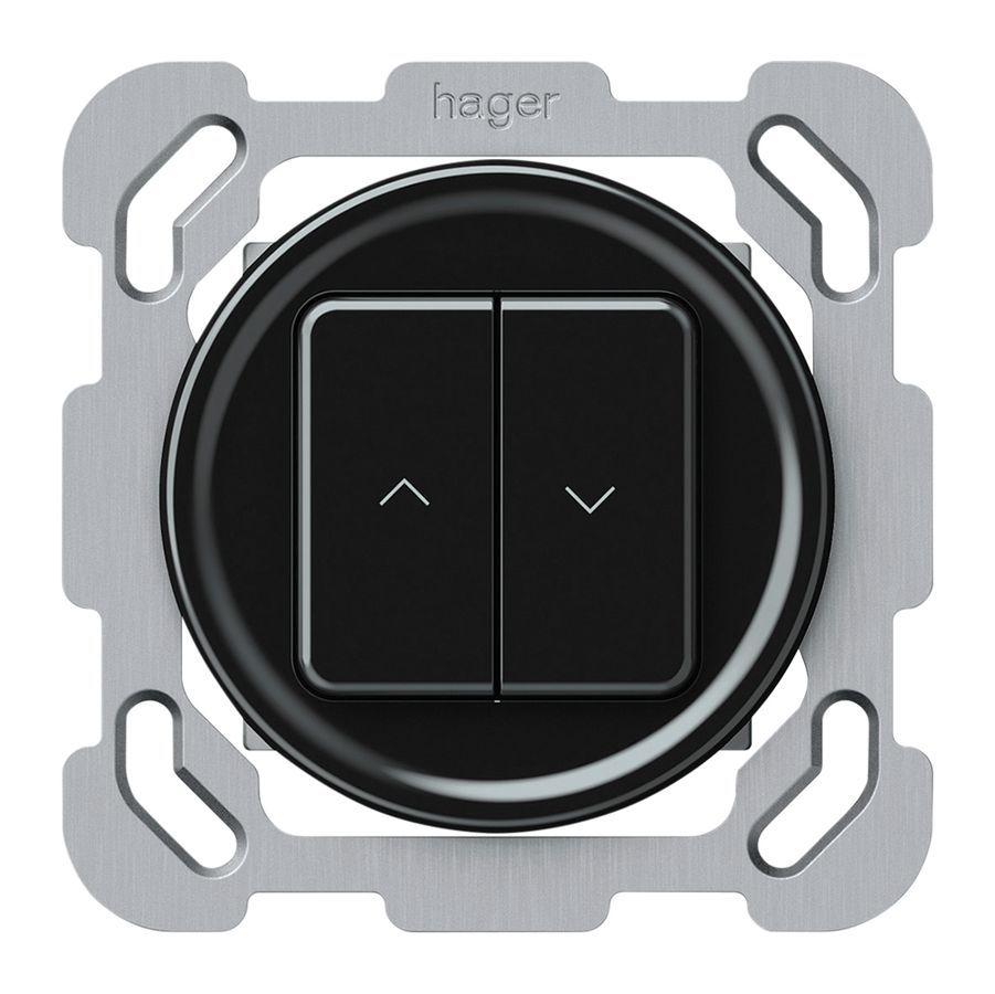 UP-Jalousieaktor KNX origin 2×Tasten schwarz