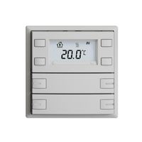 Pulsante RTH INC KNX 4×EDIZIOdue F grigio chiaro, con LED RGB