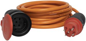 Verlängerungskabel Brennenstuhl T15 N07V3V3-F 5×1.5mm² 10A 5m IP55 orange