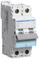 Leitungsschutzschalter Hager MCB 2P 415V Typ B 63A Icn 10kA Icu 15 kA 2TE