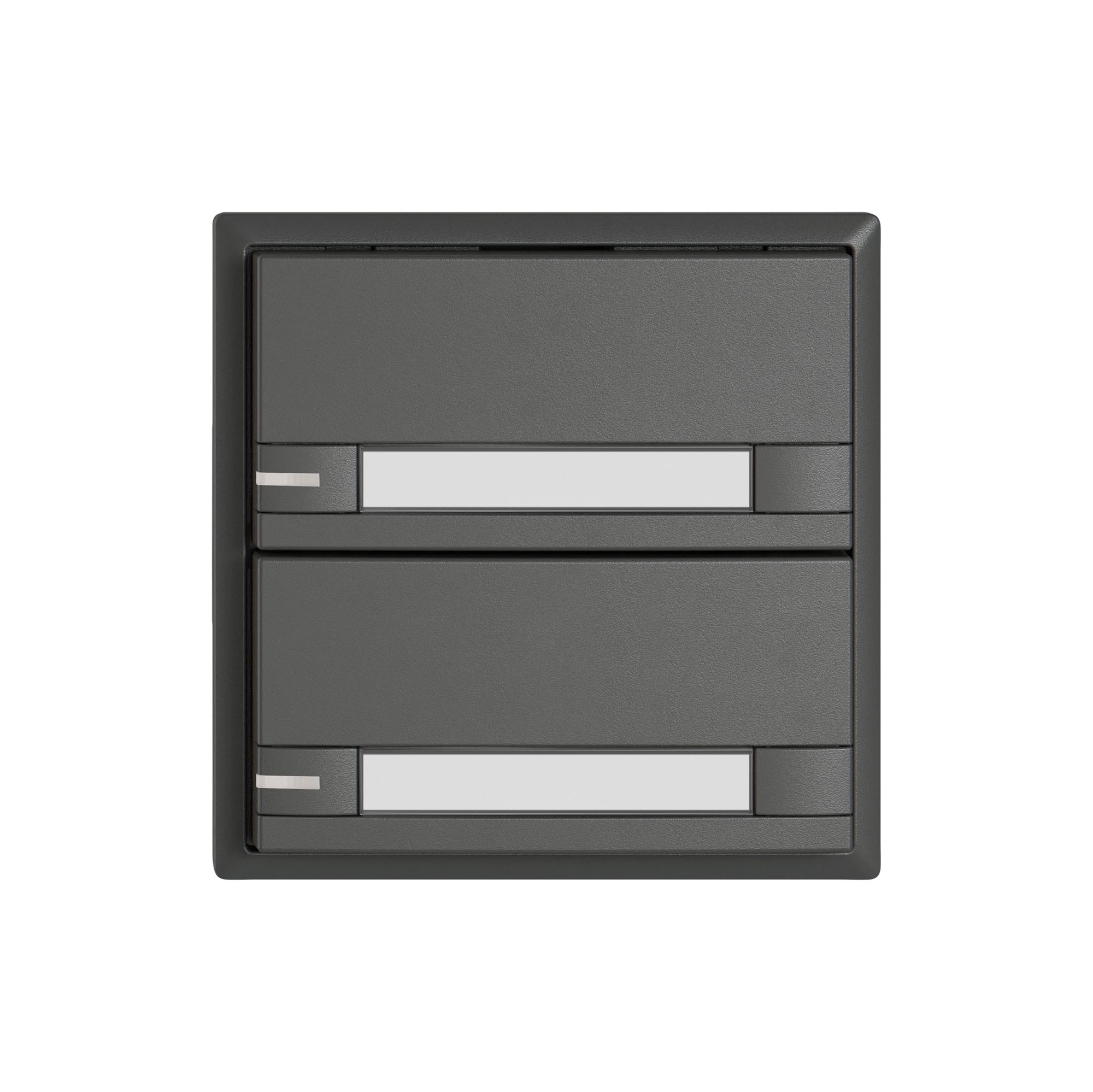 Pulsante KNX RGB EDIZIO.liv SNAPFIX® sensore temp.RGB-LED targ.2× com.2T grs