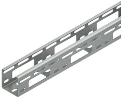 Verteilerrinne Niedax C-förmig, 50×50×3000mm t=1.5mm Stahl feuerverzinkt