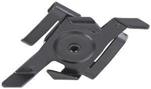 Montageklammer SG ShopLine Stahl 90×60×10mm schwarz