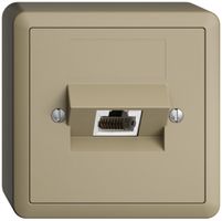 Presa AP 1×RJ45/s 4P ITplus EDIZIOdue sand