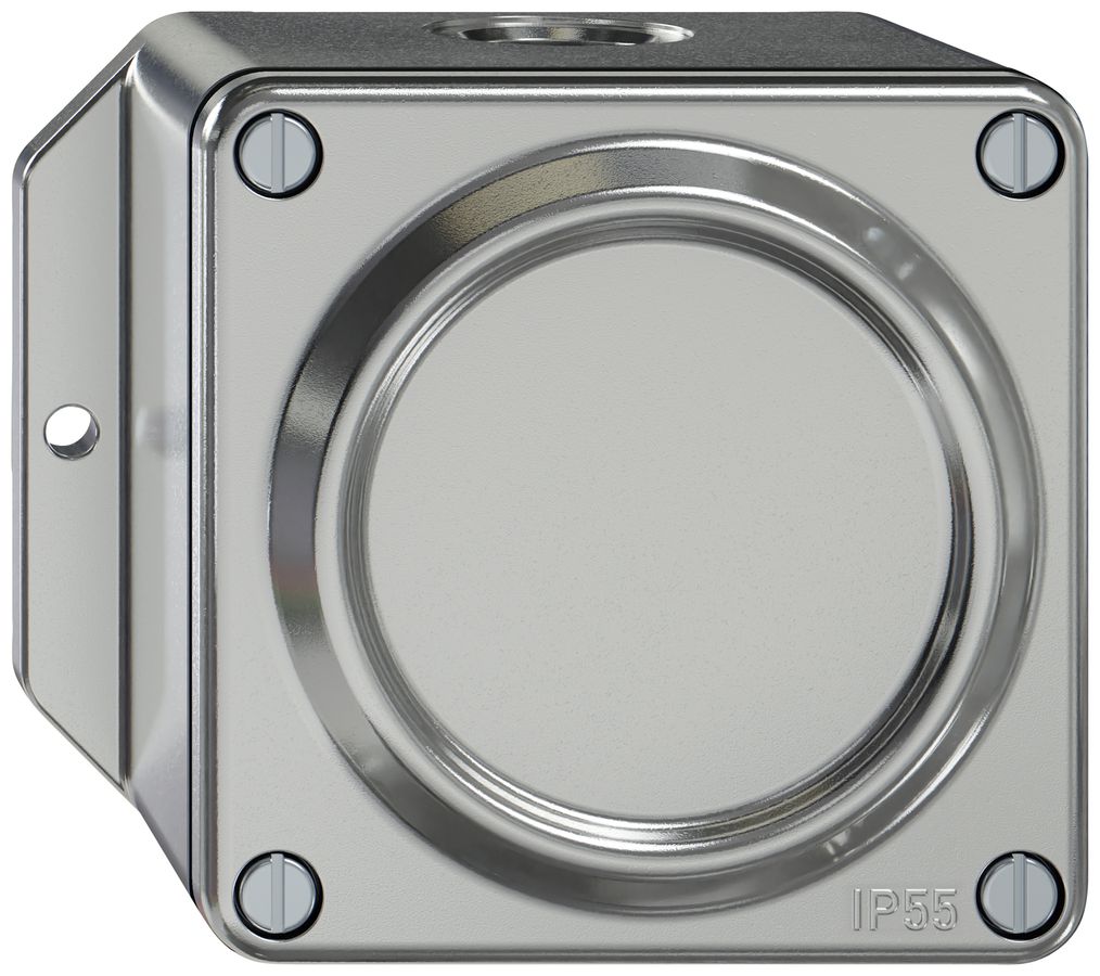 Boîtier vide AP ELEMENT SNAPFIX® 111×96×67mm alu