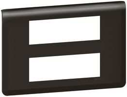 Abdeckrahmen MOS 2×6 Module horizontal schwarz matt