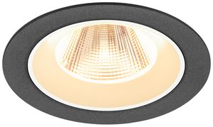 Downlight LED SLV NUMINOS M 12W 1800lm 3000K NB DALI Ø105×68mm no/bc