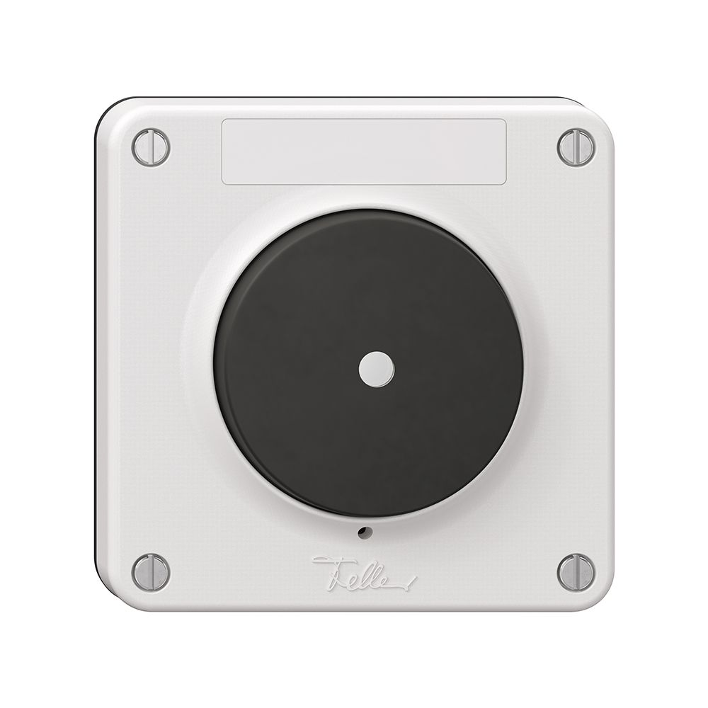 Coperchio NEVO, per suoneria, illuminato, membrana nera, bi