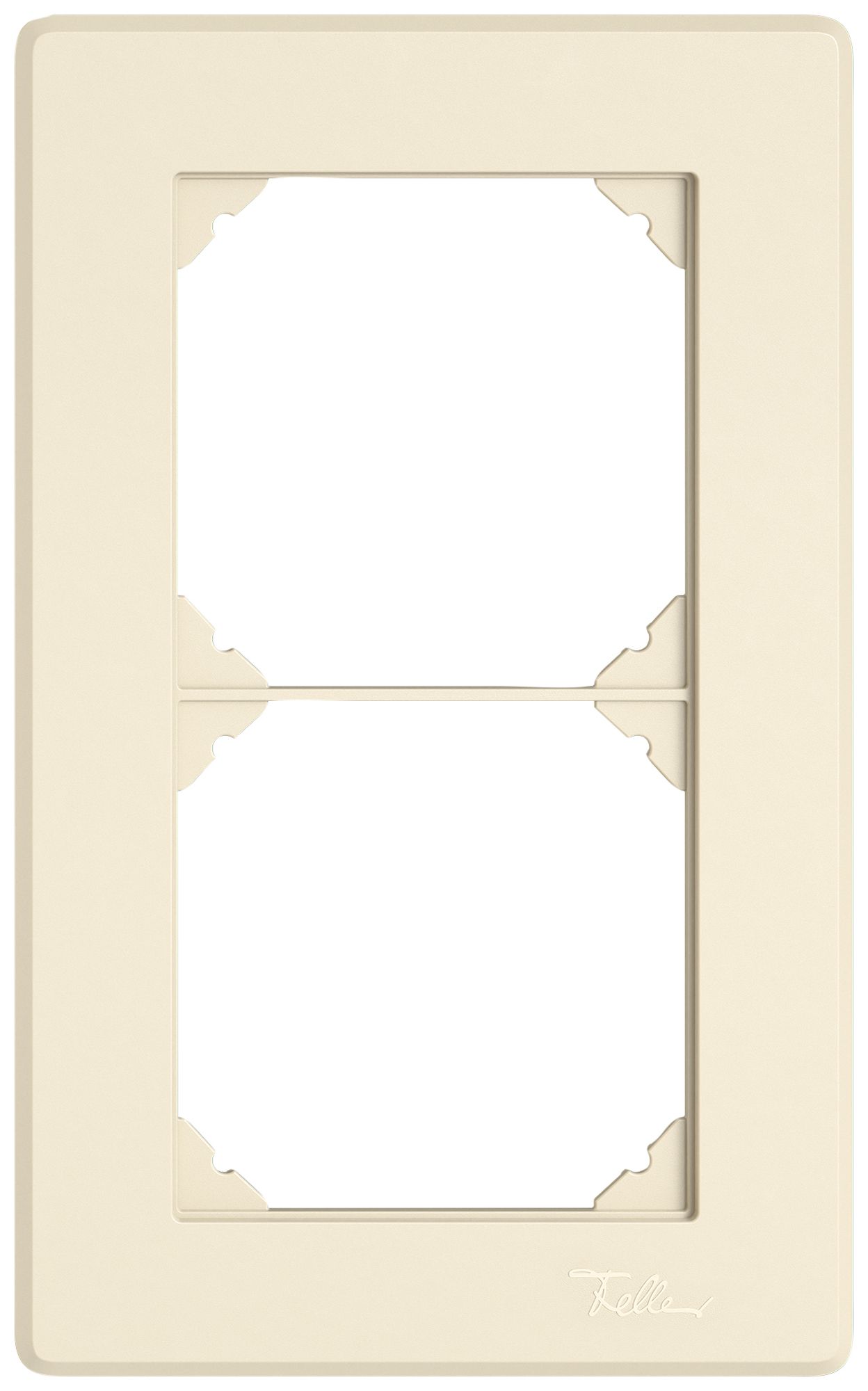 UP-Abdeckrahmen EDIZIO.liv SNAPFIX® 2×1/1×2 96×156mm cr