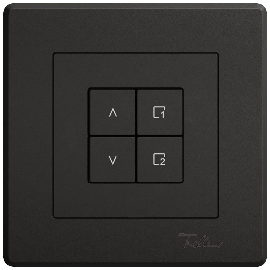 Interrupteur stores ENC EDIZIO.liv Wiser SNAPFIX® 1 scène 4 touches no