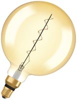 LED-Lampe LEDVANCE GLOBE200 E27 4.8W 400lm 2200K DIM 295mm klar gold