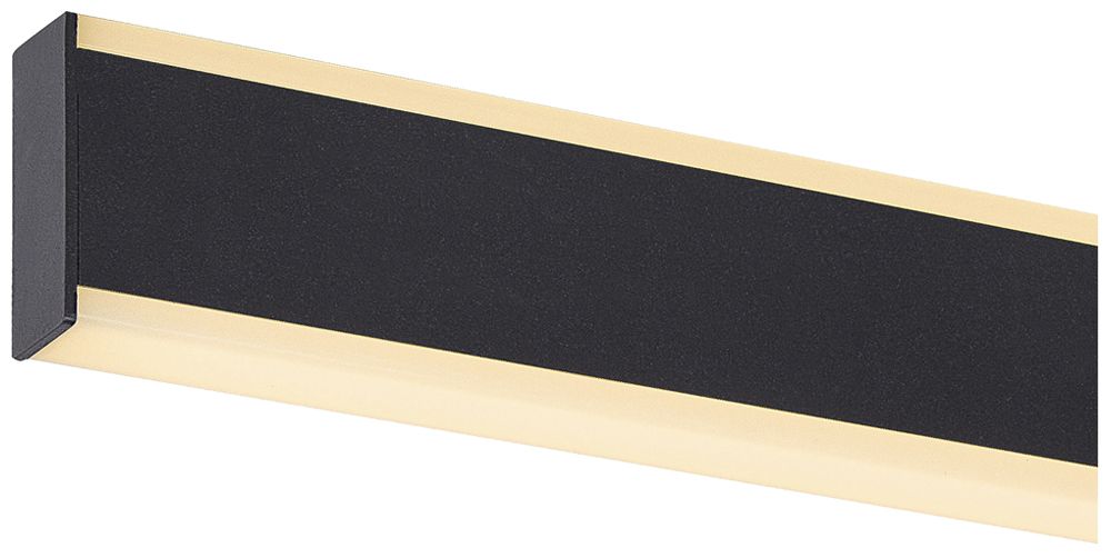 Applique LED SLV ONE LINEAR 50 14W 730lm 927/930 IP44 REG 525mm nero