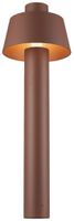Wegeleuchte SLV PHOTONI 75 E27 1×0…13W IP55 Fussplatte 250×750mm rost