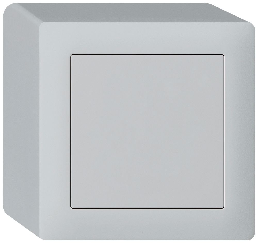 AP-Blindabdeckung kallysto hellgrau ohne Schraube