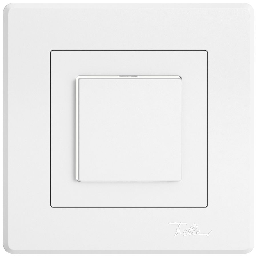 UP-Leuchtdruckschalter EDIZIO.liv SNAPFIX® 6/1L Seitenlinse KS weiss ws