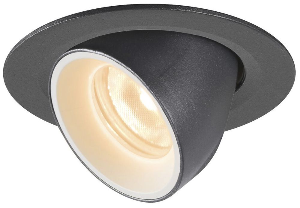 EB-LED-Downlight SLV NUMINOS GIMBLE XS, 7W 200mA 670lm 2700K 55° sz/ws