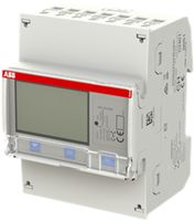 REG-Energiezähler ABB iBus B24 353-600, 3×6A Silber 2DI/2DO M-Bus METAS