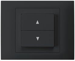 Interrupteur pour stores INC kallysto montage T boîte INC G3 cadre enfich.noir