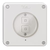 Szenentaster 2 Szenen vertikal/2T NEVO Wiser N.CO weiss