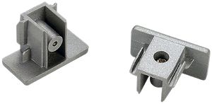 Endkappe SLV für 1-Phasen AP-Stromschiene, silbergrau, 2 Stück