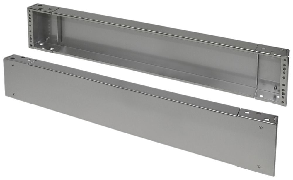 Cache-socle Rittal TS 8702.200 1200×200mm face/revers acier affiné