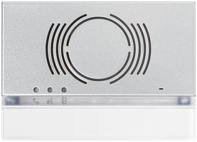 Placca frontale per modulo altoparlante della porta Urmet Alpha, IP55, bianco