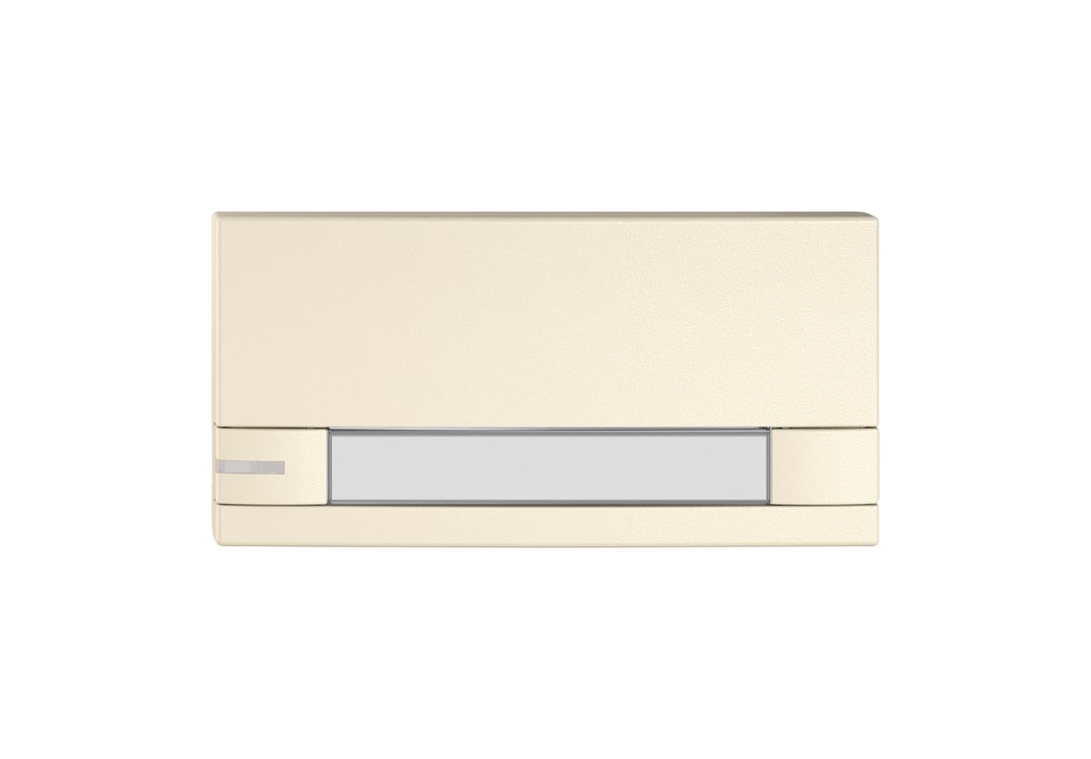 Pulsante 1/2 EDIZIO.liv KNX e UNI c.SNAPFIX® c.LED c.targhetta com.2T cr