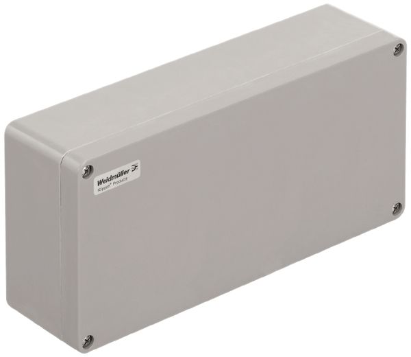 Gehäuse Polyester Weidmüller POK 360×160×90mm glasfaserverstärkt silbergrau