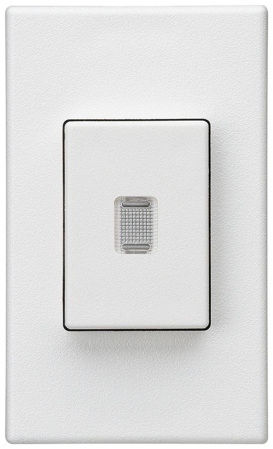 EB-Druckschalter Hager FLF 10A/250V 6/1L beleuchtet weiss