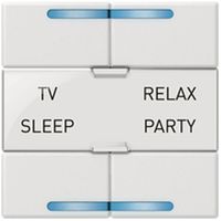 UP-Szenen-Taster MyHOME weiss, 4-fach bus-SCS